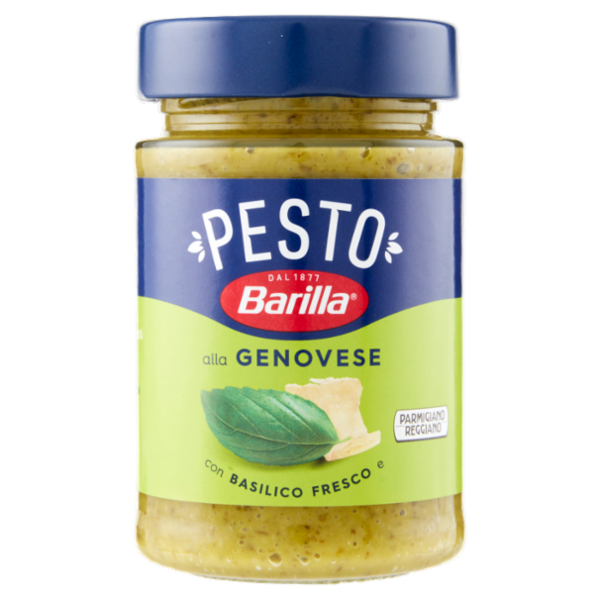 Barilla Pesto alla Genovese con Basilico Fresco Condimento e Sugo per Pasta 190 g