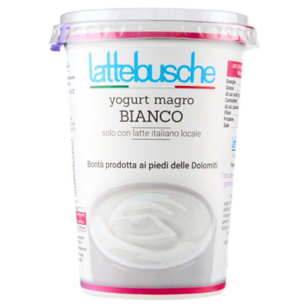 lattebusche yogurt magro Bianco 500 g