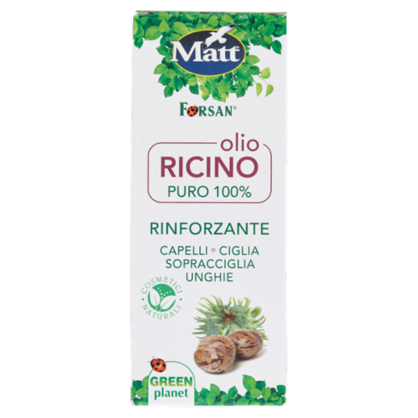 Matt olio Ricino Rinforzante Capelli - Ciglia - Sopracciglia - Unghie 100 ml