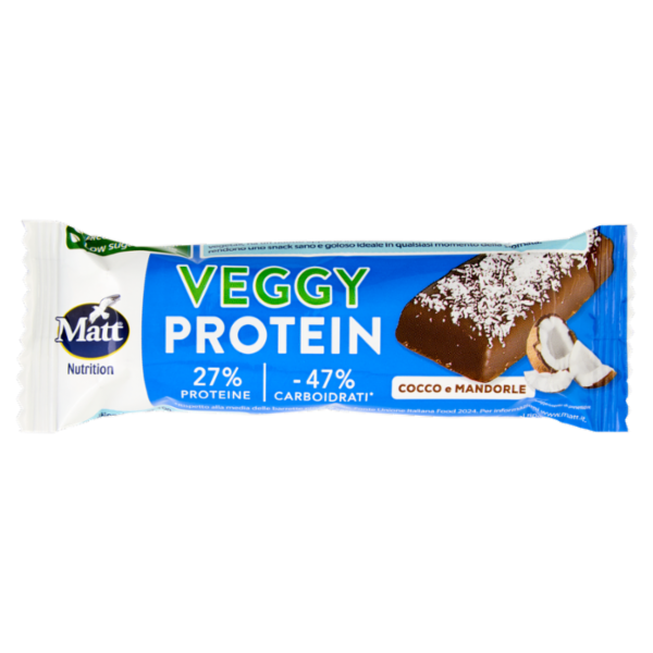 Matt Nutrition Veggy Protein Cocco e Mandorle 50 g