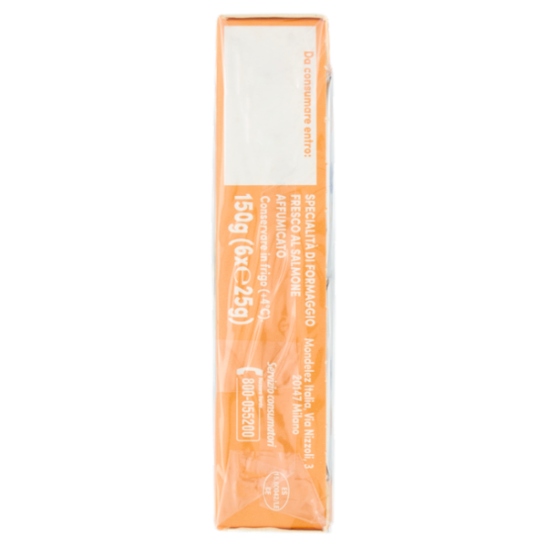 Philadelphia Fantasie formaggio fresco spalmabile al Salmone - 6x25g