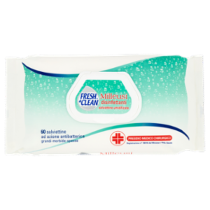 Fresh & Clean Milleusi Disinfettanti Salviettine Umidificate 60 Pz