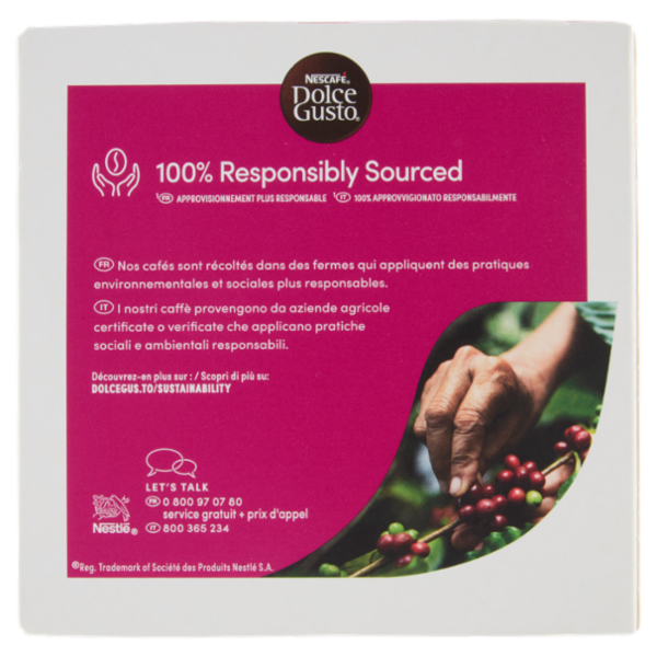 NESCAFÉ DOLCE GUSTO Espresso Decaffeinato Caffè 16 Capsule 88g