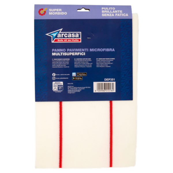 arcasa Panno Pavimenti Microfibra Multisuperfici 65x45 cm