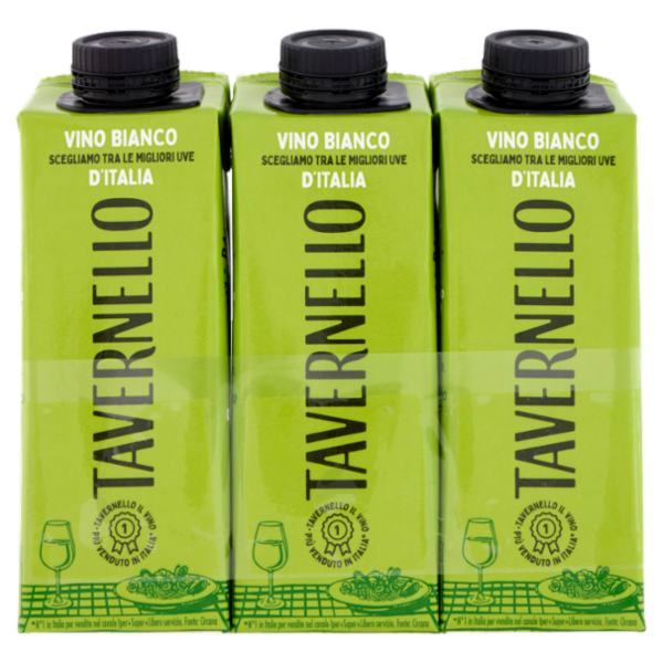 Tavernello Vino Bianco d'Italia 3 x 0,25 L