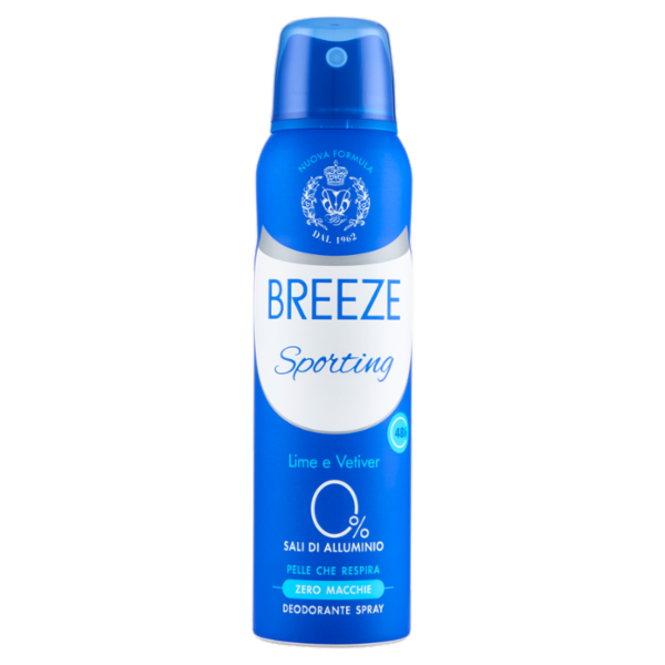 Breeze Sporting Lime e Vetiver Deodorante Spray 150 mL