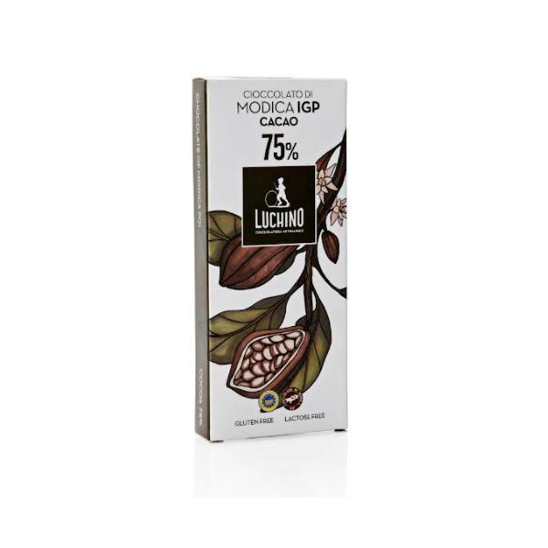 Luchino Cioccolato Modica Fondente 75% Gr.80