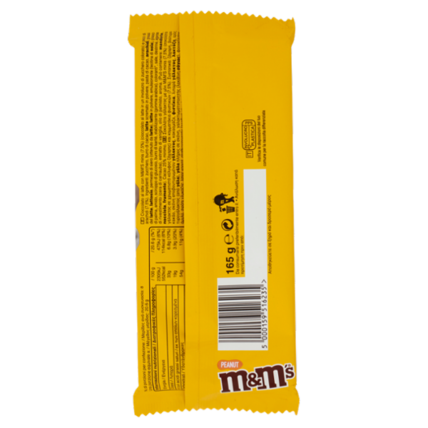 M&M's Tavoletta al Cioccolato con Arachidi 165 g