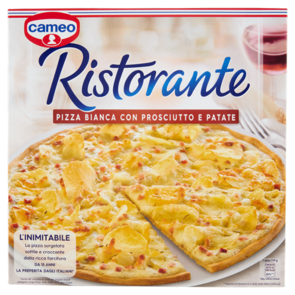 cameo Ristorante Pizza Bianca con Prosciutto e Patate 310 g