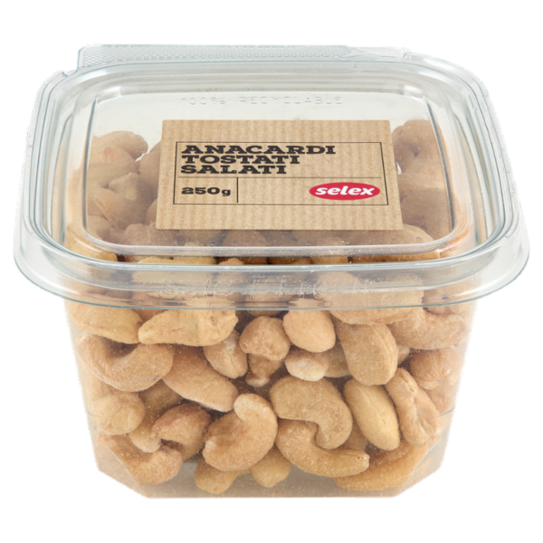 Selex Frutta Secca Anacardi Tostati Salati 250 g