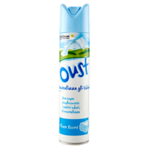 Oust Spray Fragranza Fresco Pulito, 300ml