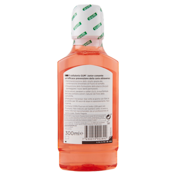 Gum Junior Monsters Collutorio al Fluoro 6+ 300ml