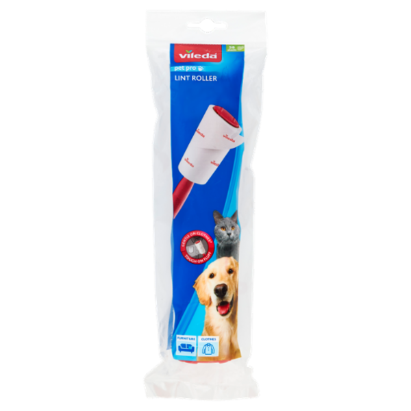 Vileda Pet Pro Lint Roller - Spazzola Adesiva Sistema