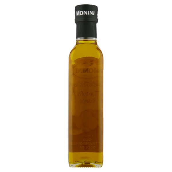 Monini Condimento Aromatizzato Tartufo Bianco a Base di Olio Extravergine di Oliva 250 ml