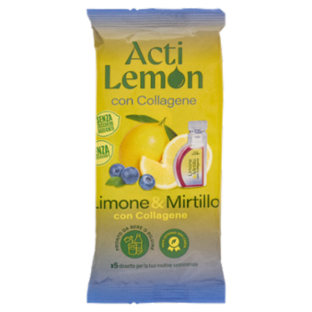 ActiLemon Limone & Mirtillo Con Collagene 5 x 15 Ml