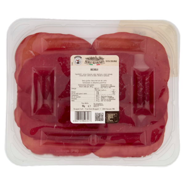 Borgo Rovagnati Bresaola Punta d'Anca di Fassona 90 g
