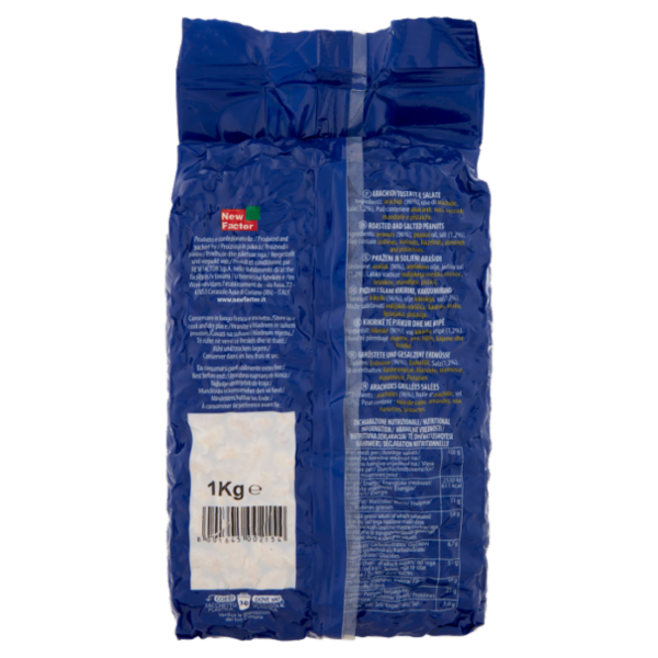 Mister Nut Snack Time Arachidi Tostate e Salate 1 Kg