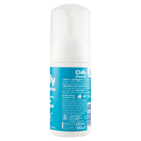 Chilly con antibatterico Detergente Intimo senza risciacquo 100 ml