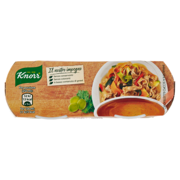 Knorr Cuore di Brodo Manzo -25% di Sale ** 4 x 28 g