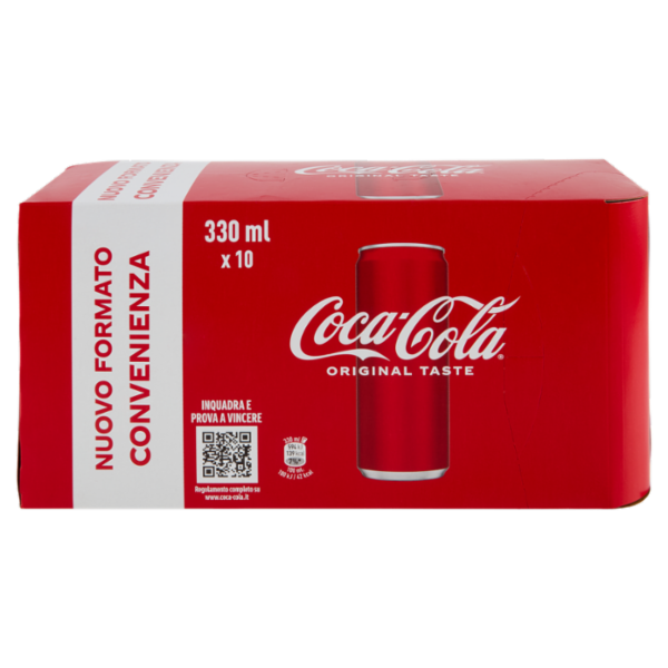 Coca-Cola lattina sleek 10 x 33 cl