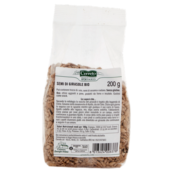 Cerreto i Semi Semi di Girasole Bio 200 g