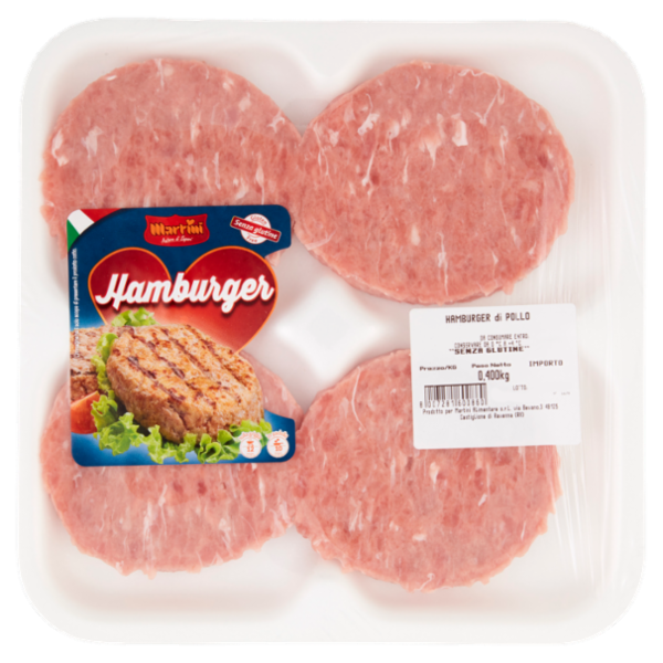 Martini Hamburger di Pollo 0,400 kg