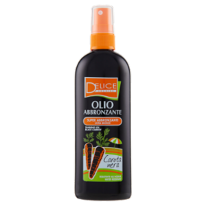 Delice Solaire Olio Abbronzante Carota Nera 150 Ml