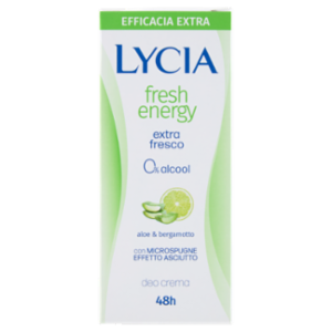 Lycia Fresh Energy Aloe & Bergamotto Deo Crema 40 Ml