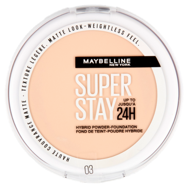 Maybelline New York Super Stay Fondotinta in Polvere 03 9 g