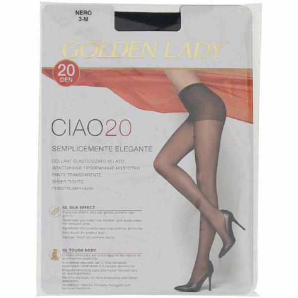 COLLANT CIAO 20 DEN DONNA TG3 COLORE NERO GOLDENLADY 36OFS