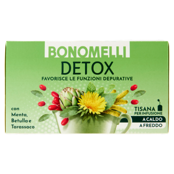 Bonomelli Detox Tisana per Infusione 16 Filtri 32 g