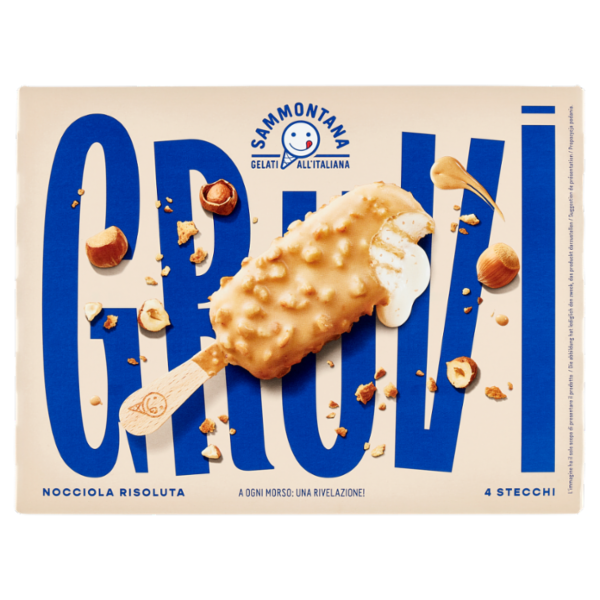Sammontana Gruvi Nocciola Risoluta 4 x 60 g