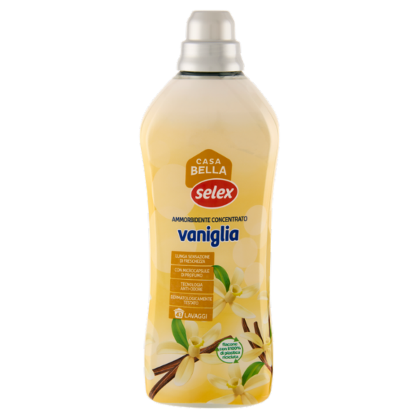 Selex Casa Bella Ammorbidente Concentrato Vaniglia 43 Lavaggi 1 L