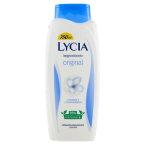 Lycia Bagnodoccia Original Vitamina E e Fiori Bianchi 750 Ml