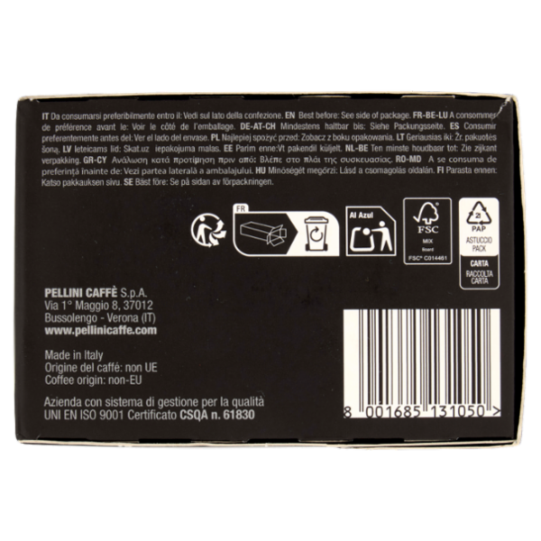 Pellini Cremoso Compatibili Nespresso* 30 Capsule 165 g