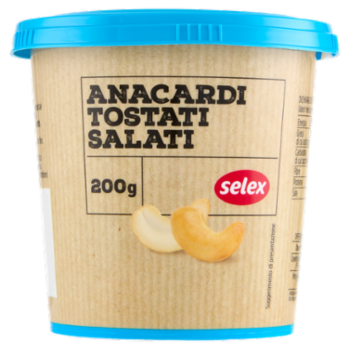 Selex Frutta Secca Anacardi Tostati Salati 200 g