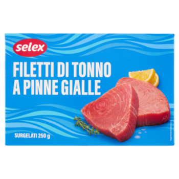 Selex Filetti Di Tonno a Pinne Gialle Surgelati 2 x 125 g