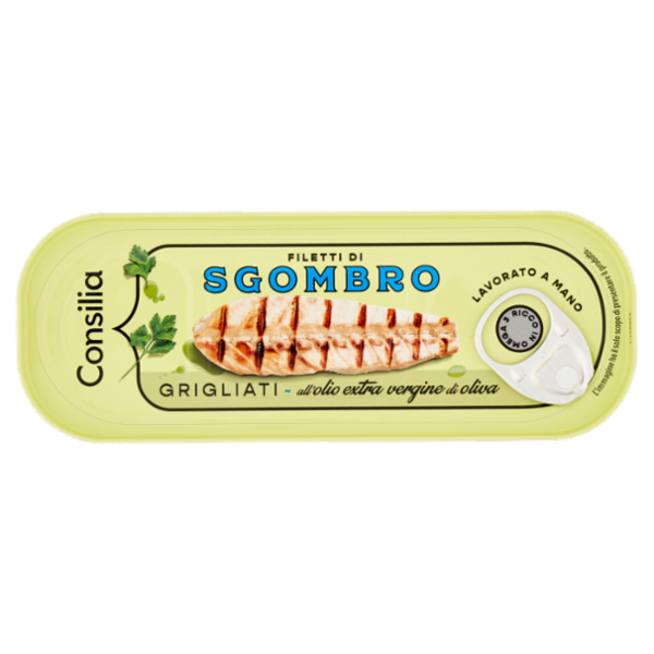 Consilia Filetti di Sgombro Grigliati all'Olio di Oliva 120 g
