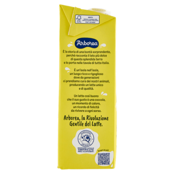 Arborea Latte Intero UHT a Lunga Conservazione 1000 ml