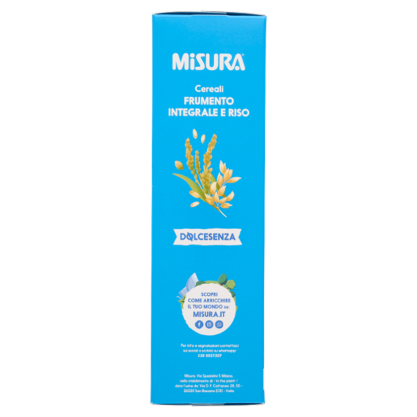 Misura Dolcesenza Cereali Frumento Integrale e Riso 350 g