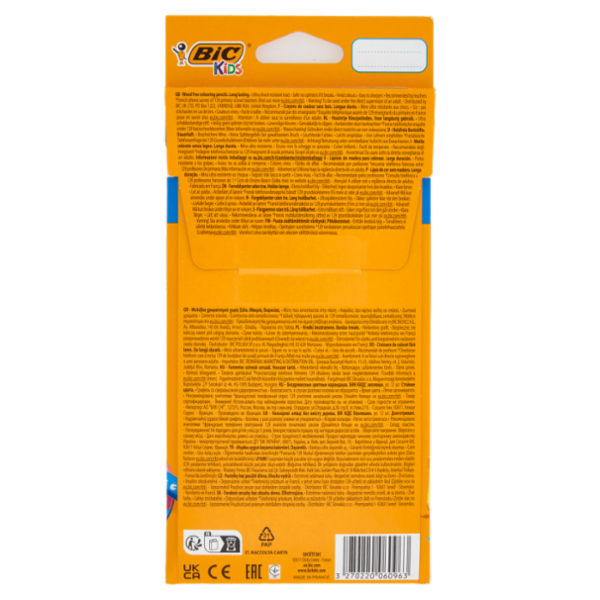 Bic Kids Evolution Matite Per Colorare, Colori Assortiti, 12 pezzi