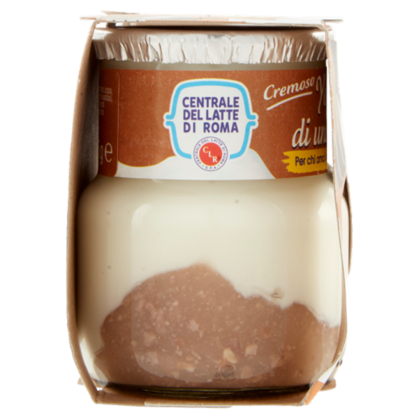 Centrale del Latte di Roma lo Yogurt di una Volta Cremoso Miele e Noci Yogurt Intero 2 x 125 g