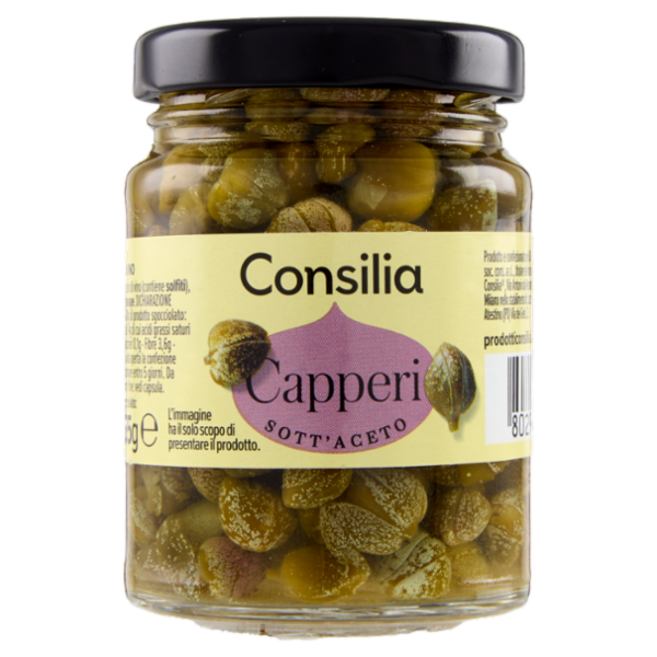 Consilia Capperi Aromatizzati con Aceto di Vino 100 g