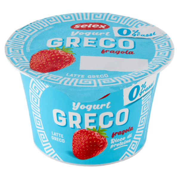 Selex Yogurt Greco 0% Grassi Fragola 150 g