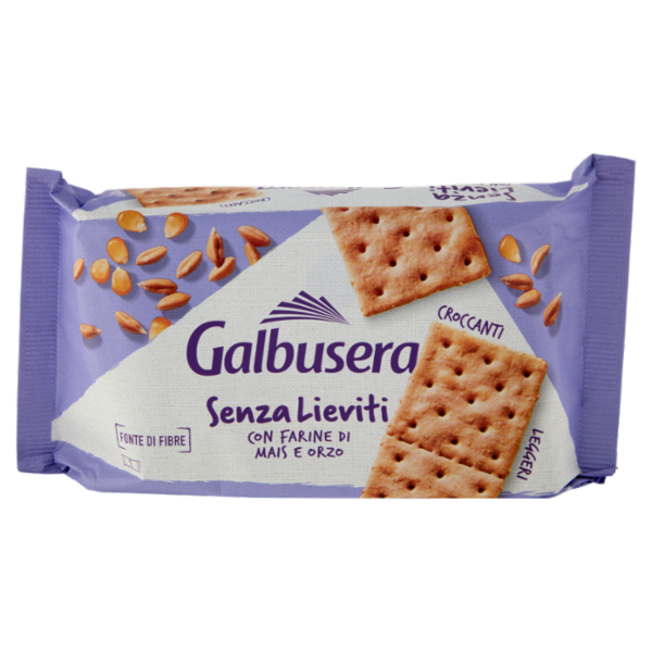 Galbusera Senza Lieviti Cracker con Farine di Mais e Orzo 7 x 42,8 g