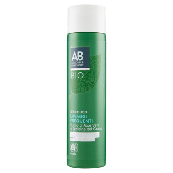 Armonia & Benessere Shampoo Lavaggi Frequenti Bio con Succo di Aloe Vera e Proteine del Grano 250 ml