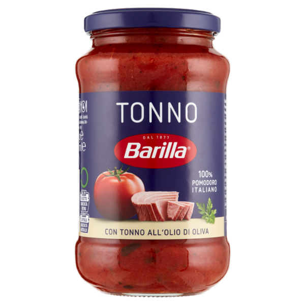 Barilla Sugo Tonno 100% Pomodoro Italiano Condimento per Pasta 400g