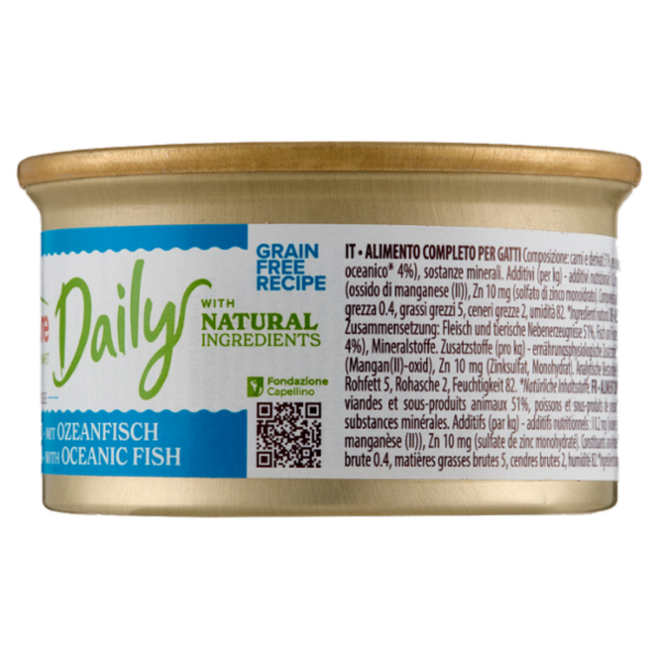 almo nature Daily Adult Cat Mousse con Pesce Oceanico 85 g