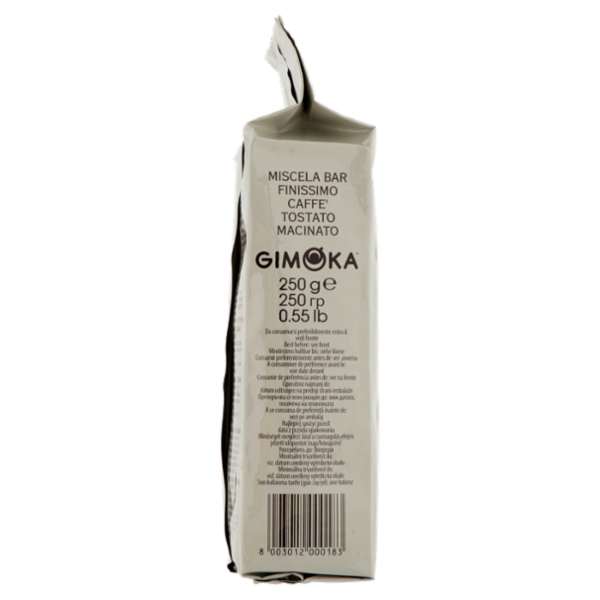 Gimoka Miscela Bar Finissimo Caffè Tostato Macinato 250 g