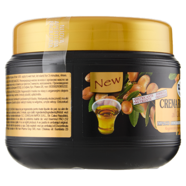 milmil Professional Crema Rigenerante all'Olio di Argan 500 ml